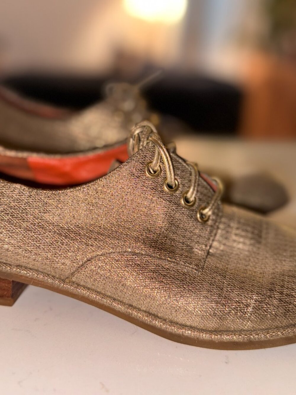 Via Spiga Metallic Flats | Great Condition | sz 7.5